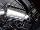 AWE Touring Edition Exhaust for Nissan Z - Diamond Black Tips - Mounted